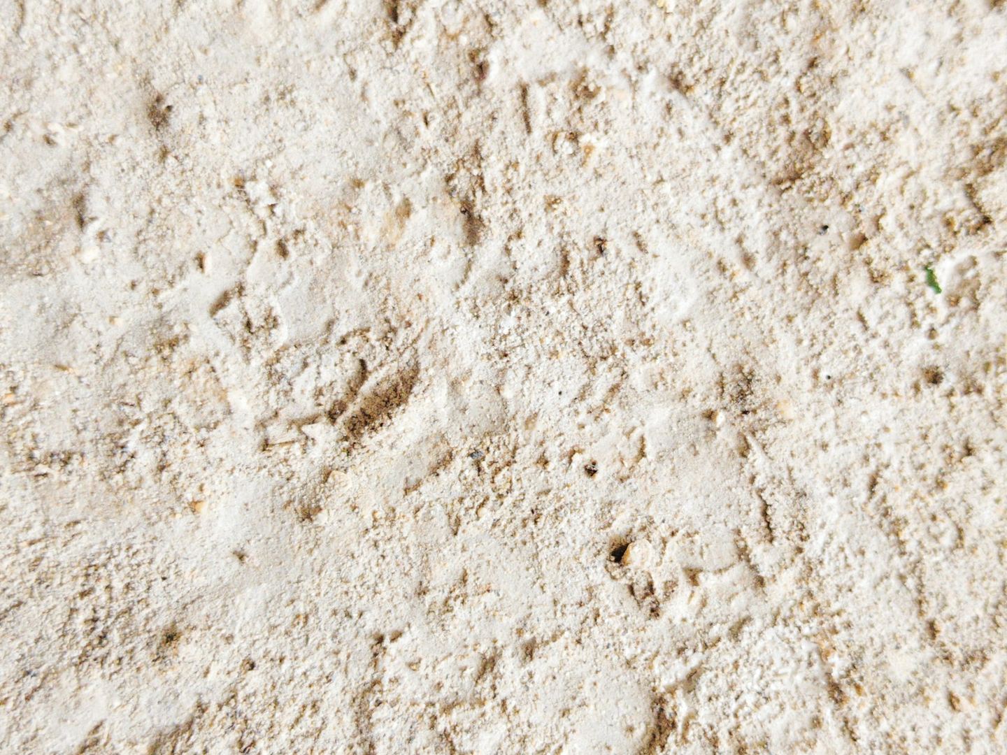 A rough, uneven beige plaster surface.